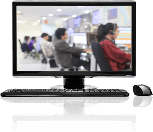 computer-with-reflection