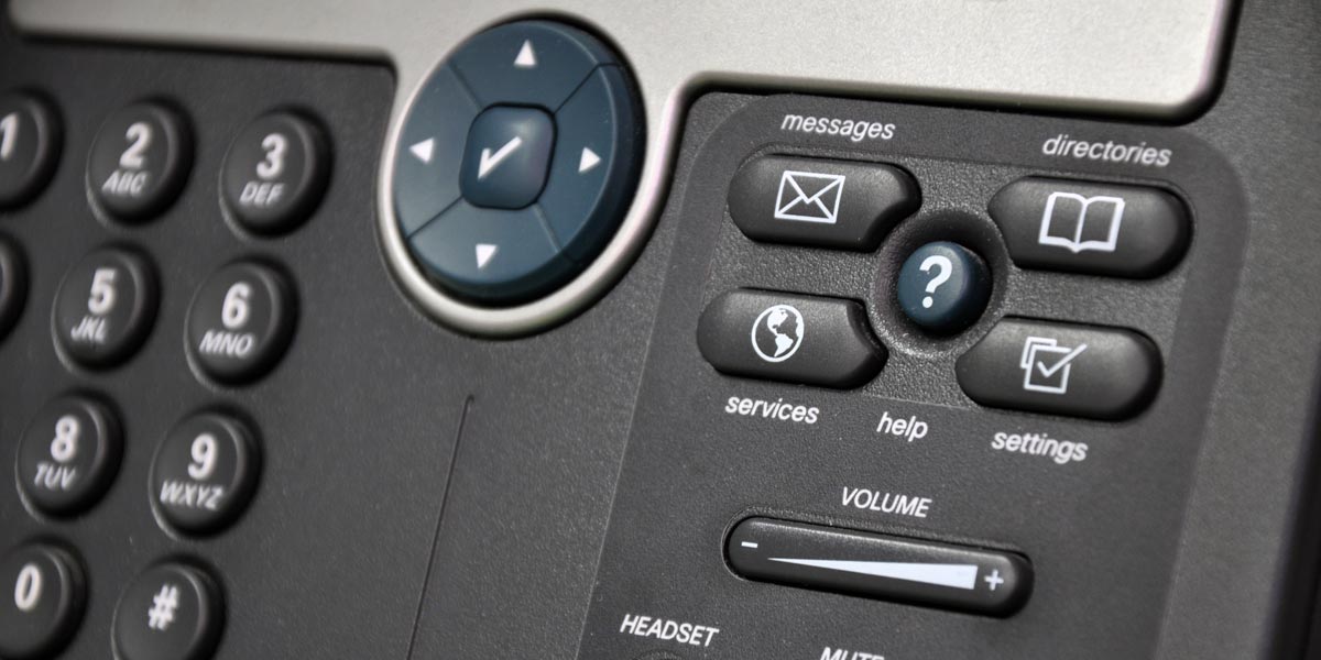 business phone system interface